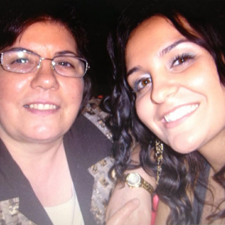 Sonia and her mother.